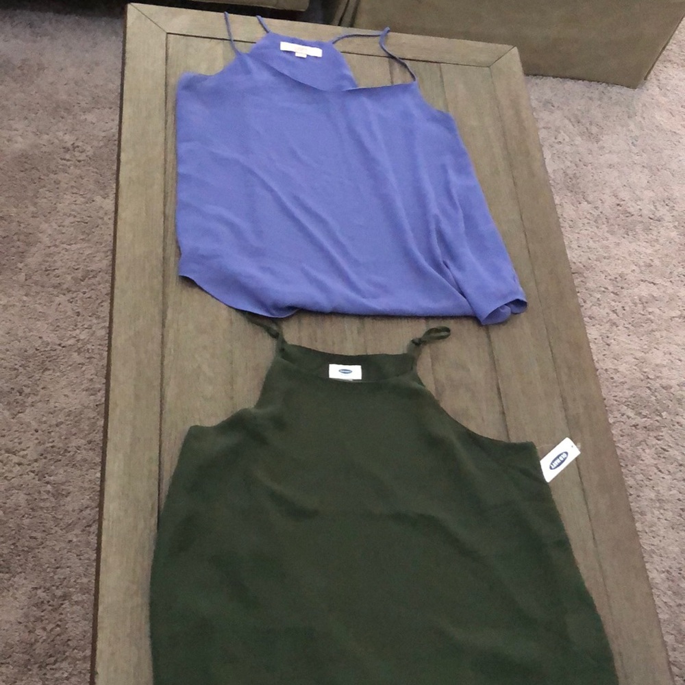 Bundle of 2 sleeveless tops Ann Taylor/Old Navy-NW